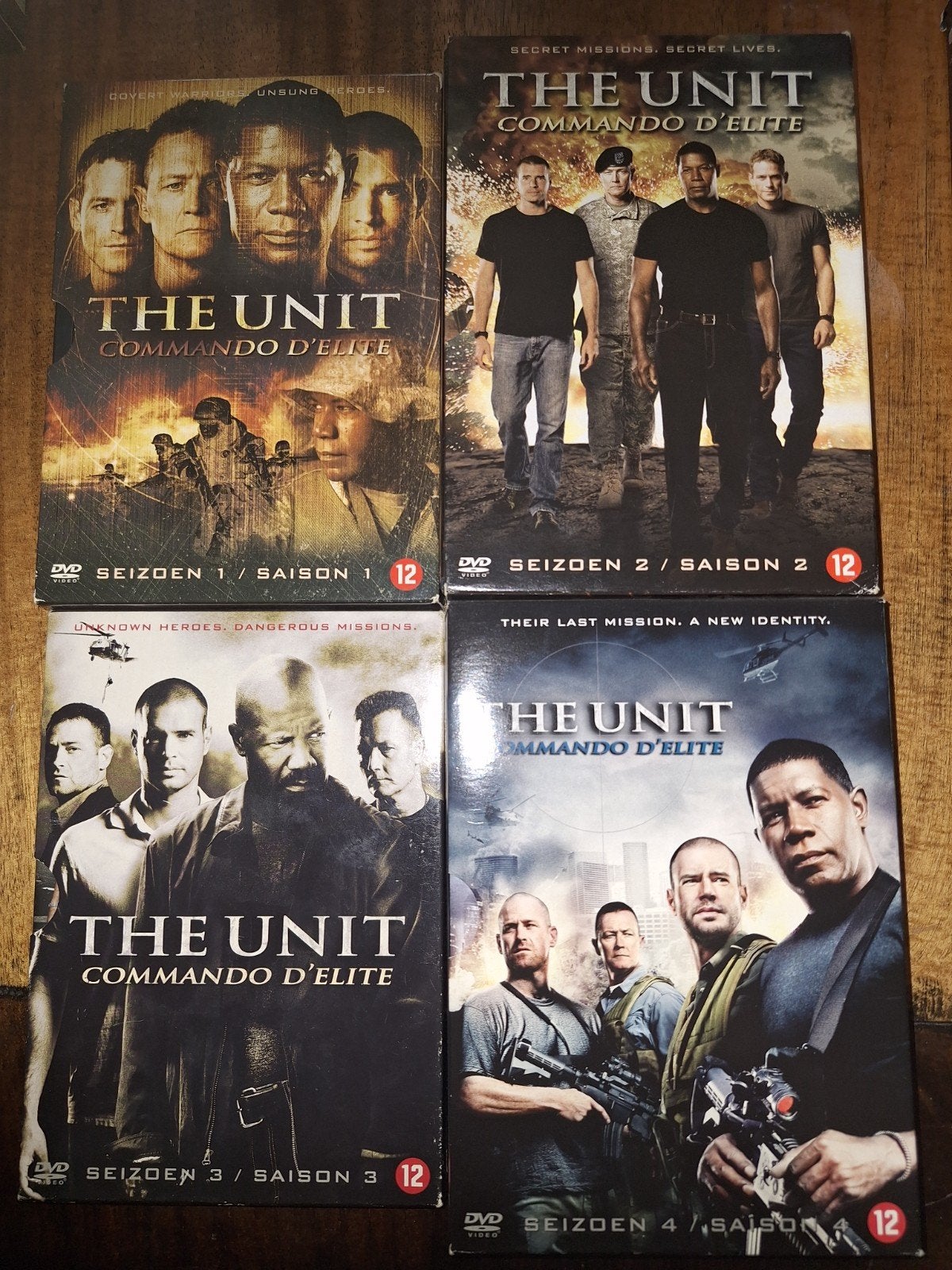 The Unit: Commando D'Elite - Seizoen 1 t/m 4 DVD Boxset, Nederlands, Actiethriller, Ophalen of Verzenden, Vanaf 12 jaar