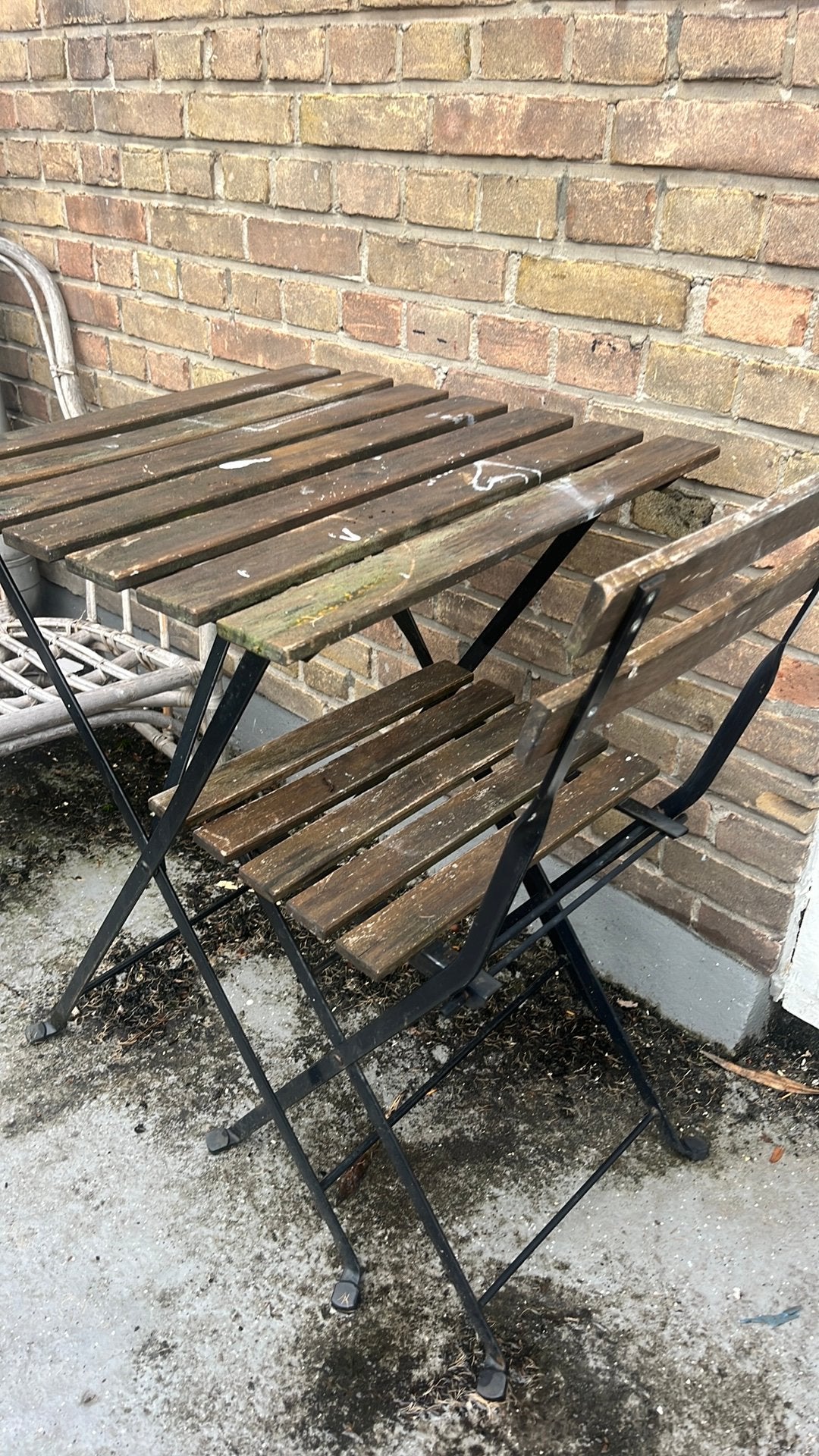 Ikea Tärnö bistroset opknapper, Tuin en Terras, Tuinsets en Loungesets, Ophalen, Gebruikt, 3 zitplaatsen, Tuinset