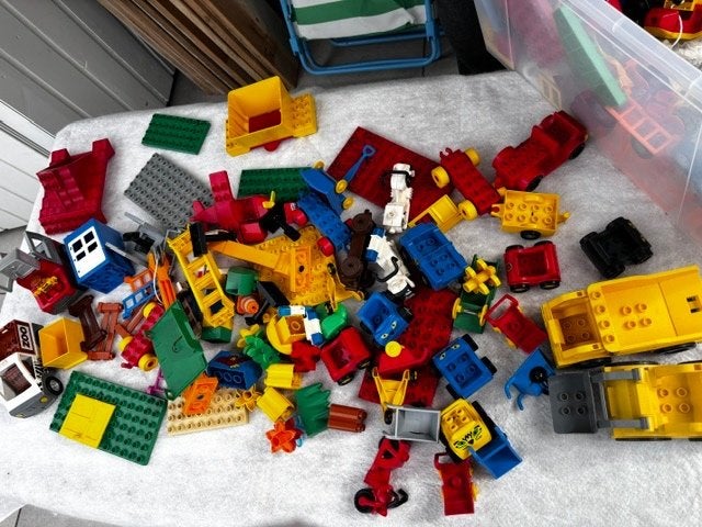 Duplo blokken-auto's en dieren, Kinderen en Baby's, Ophalen of Verzenden, Zo goed als nieuw, Losse stenen, Duplo