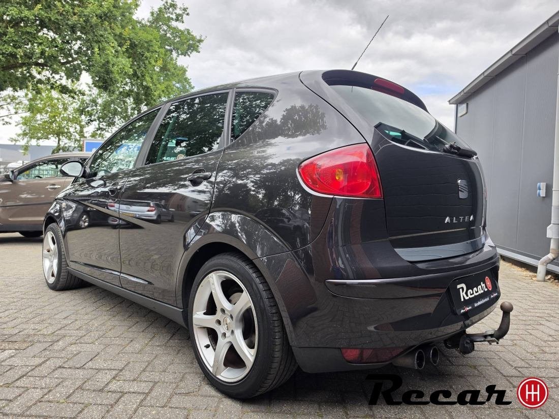 Seat Altea - 2.0 FSI Stylance/Clima/Cruise/Trekh/GoedOh, Gebruikt, Zwart, Leder, Euro 4