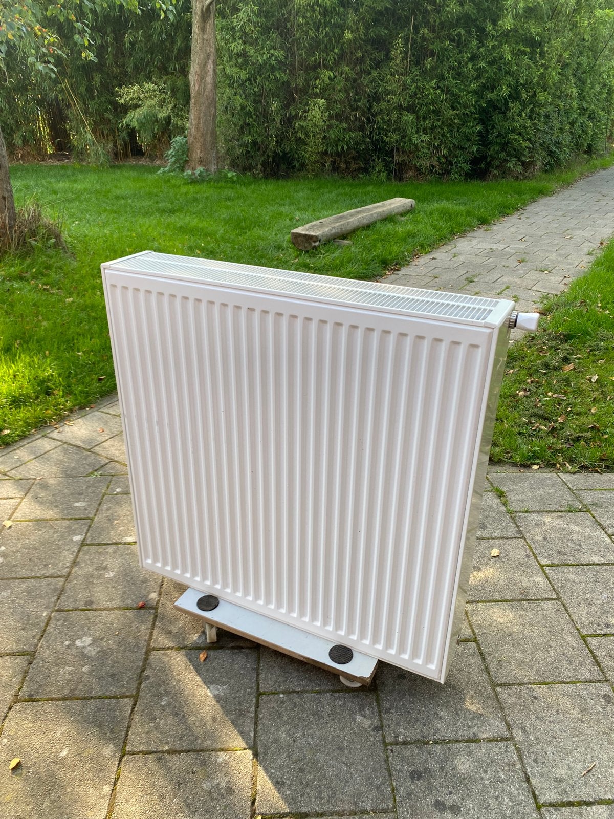 Thermrad radiotor 90x90cm type 33, Gebruikt, Radiator, Ophalen of Verzenden, 60 tot 150 cm