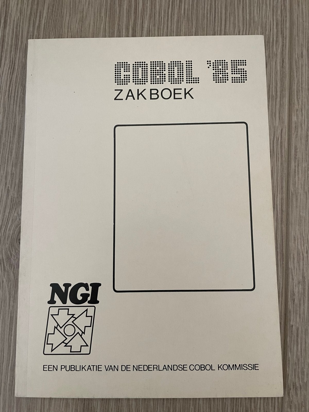 COBOL '85 Zakboek - Nederlandse COBOL Kommissie, Ophalen of Verzenden, Gelezen, Programmeertaal of Theorie