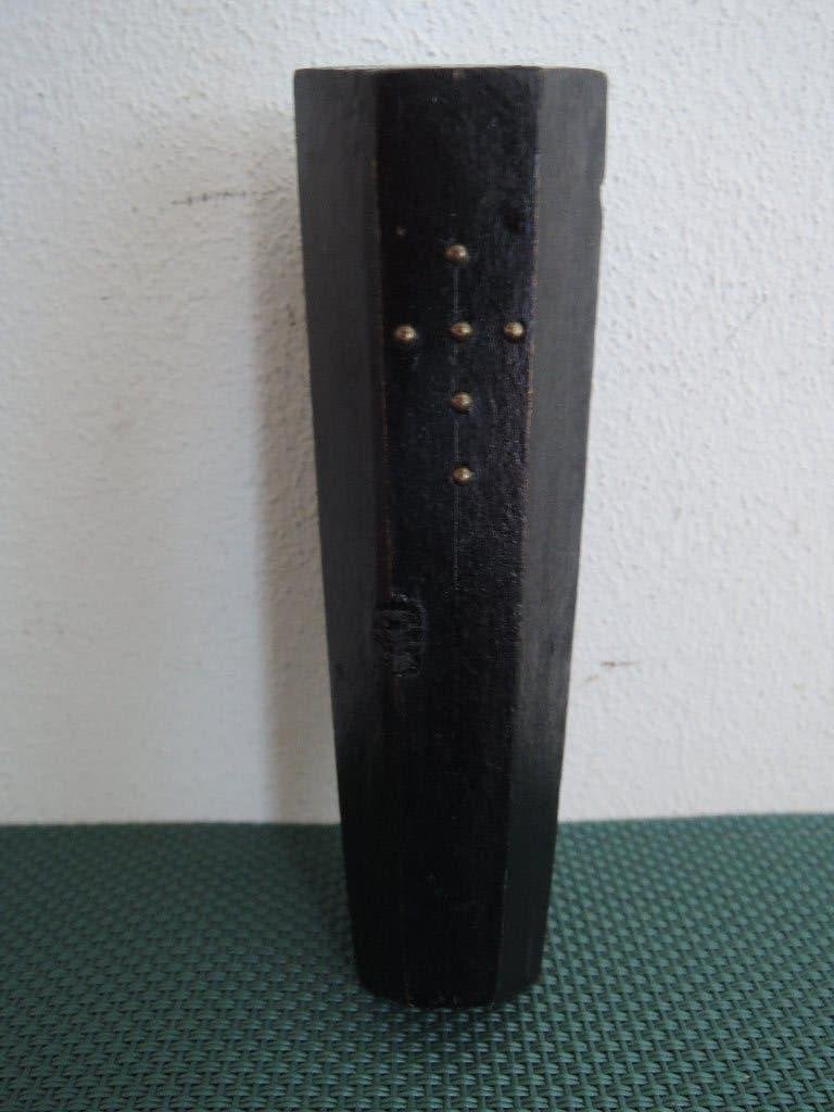 Vintage spijker kruisje op hout, Ophalen of Verzenden, Zo goed als nieuw, Christendom | Katholiek