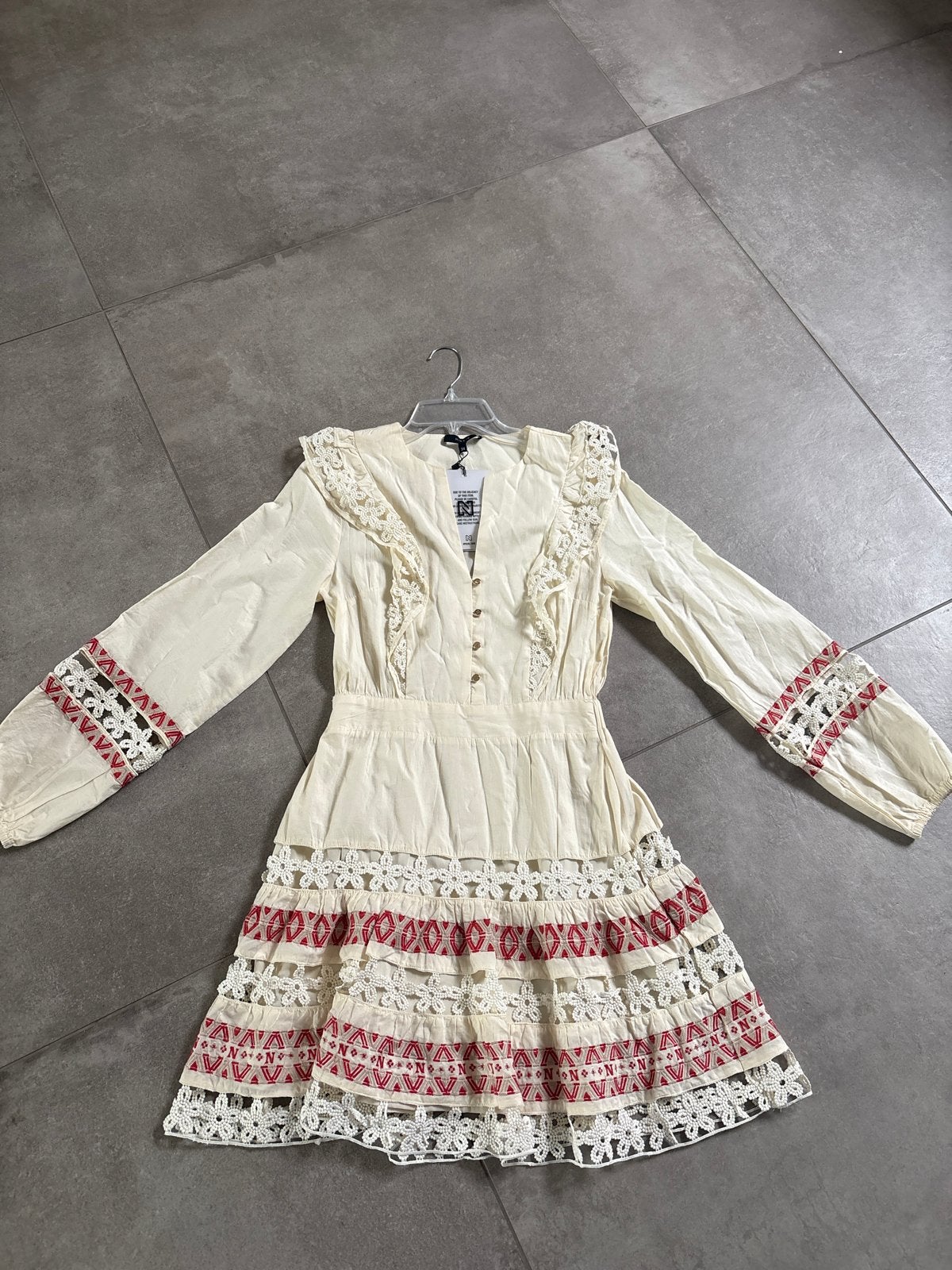 Nikkie Rianna Dress - Nieuw met kaartje, Wit, Nieuw, Ophalen of Verzenden, Maat 34 (XS) of kleiner