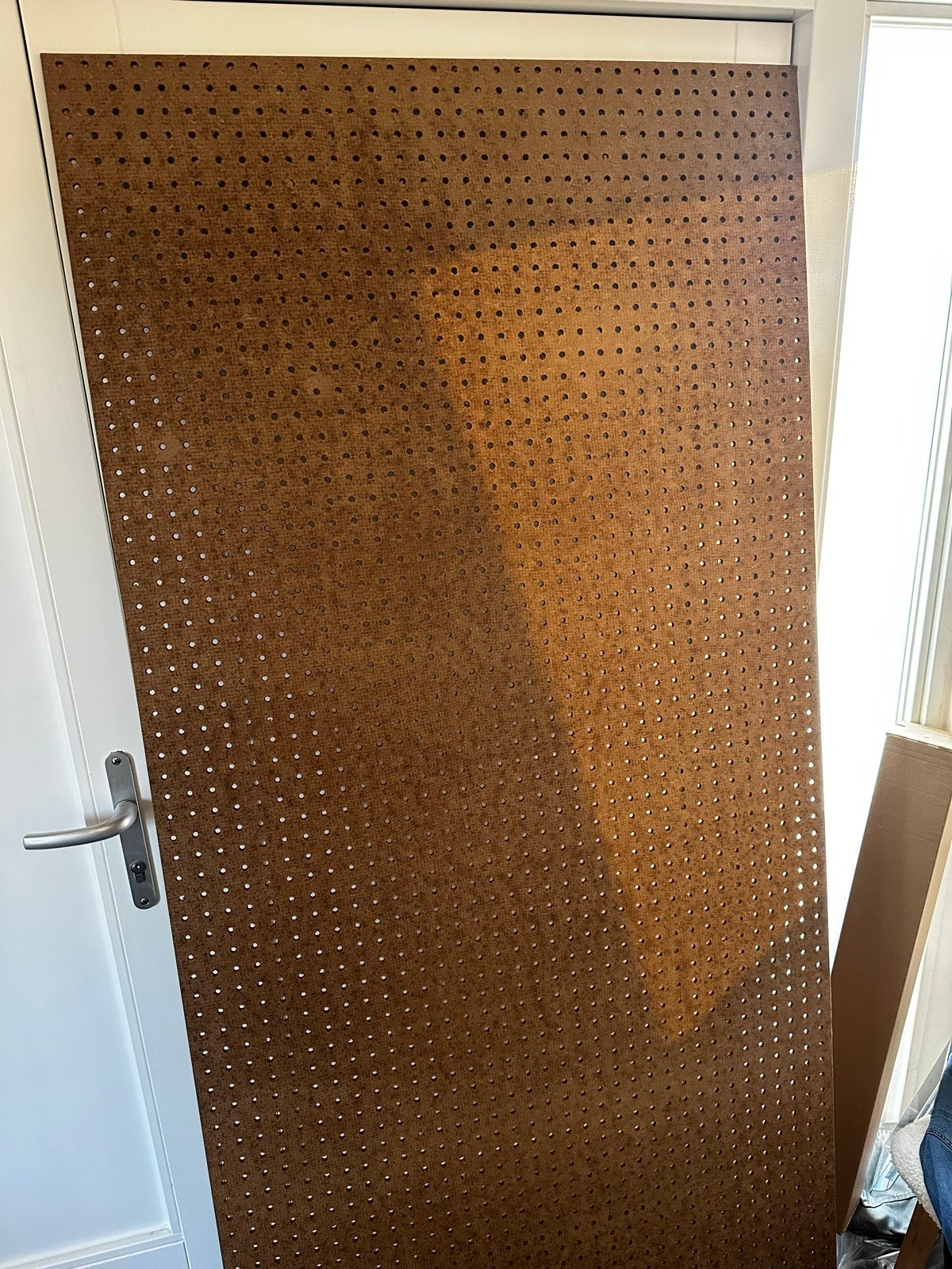 2 geperforeerde platen (5mm x 200cm x 90cm), Ophalen, Gebruikt, Hout, Minder dan 20 mm