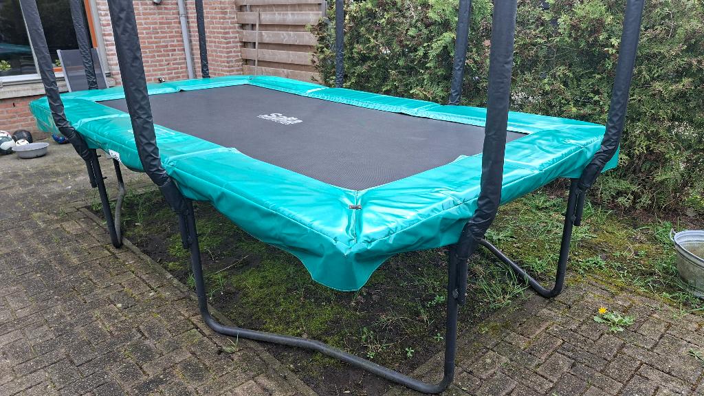 SALTA Trampoline First Class 214x366, Kinderen en Baby's, Speelgoed | Buiten | Trampolines, Ophalen, Gebruikt