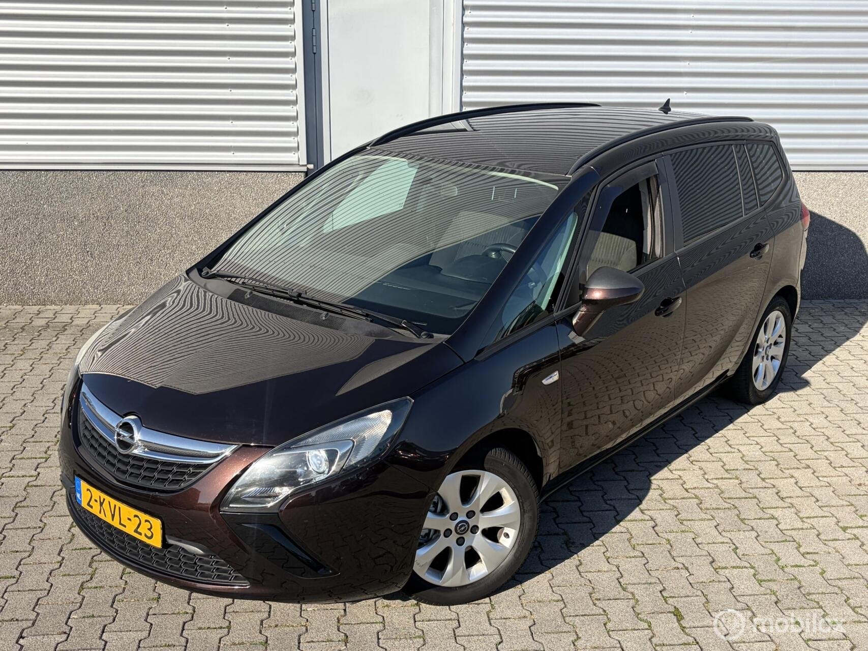 Opel Zafira Tourer 1.4 Business+ Airco-Navigatie-, Auto's, Euro 5, Stof, Gebruikt, Zwart
