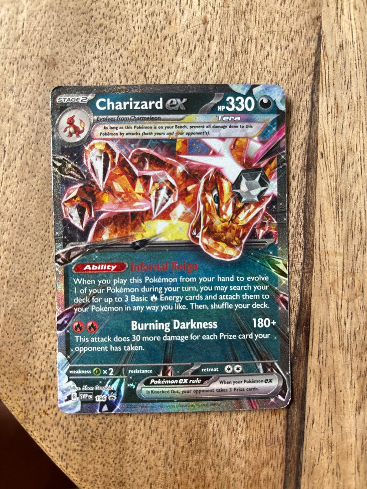 Pokémon Kaarten: Charizard ex Tera & Cramorant VMAX, Ophalen of Verzenden, Gebruikt, Meerdere kaarten