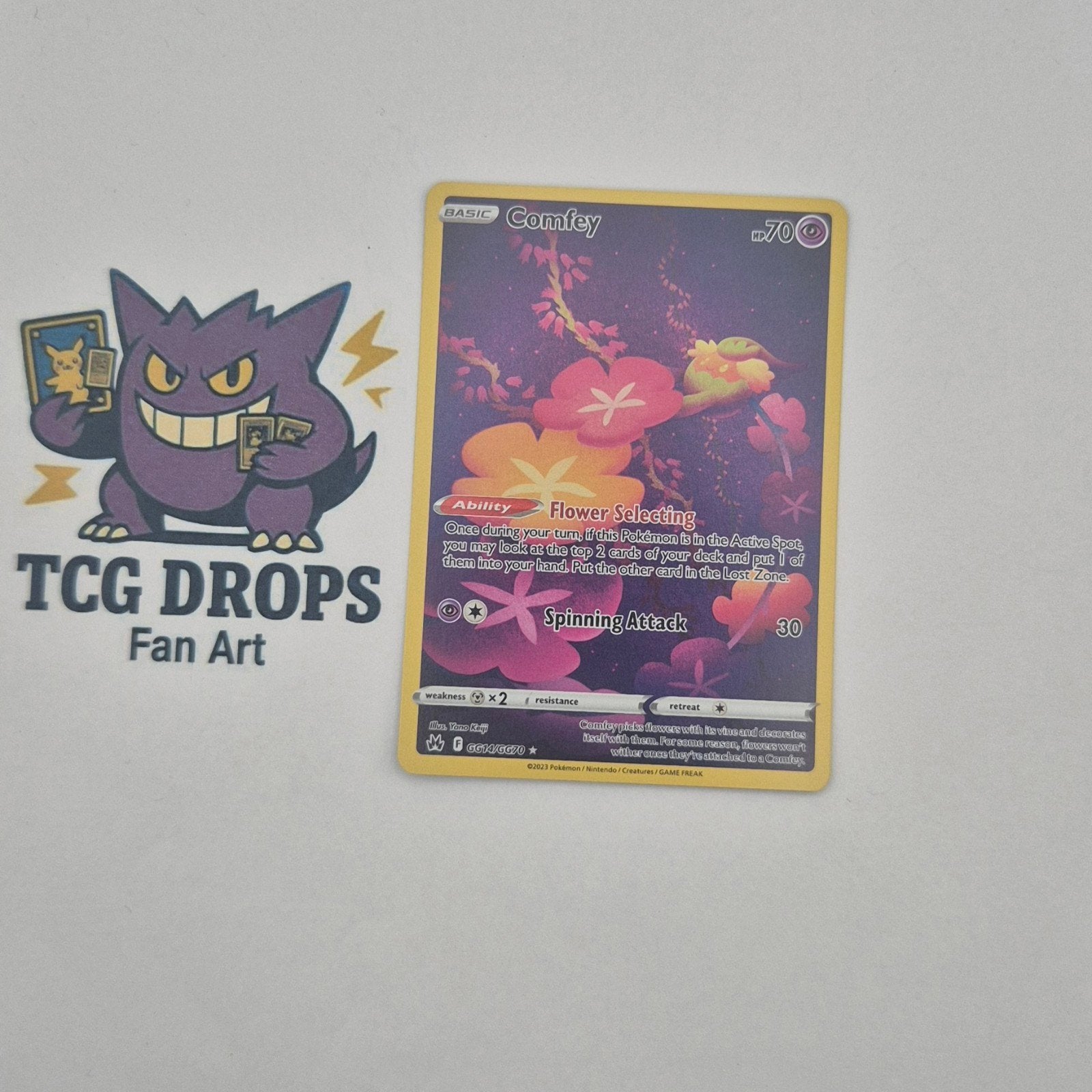 Comfey GG14/GG70 Crown Zenith, Ophalen of Verzenden, Zo goed als nieuw, Losse kaart, Foil
