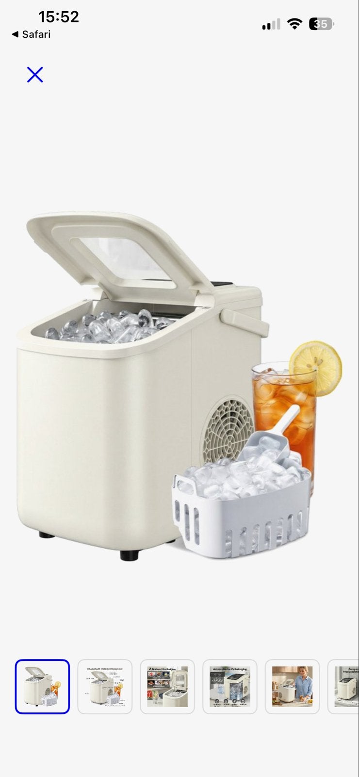 Nieuwe IJsblokjesmachine - Compact & Efficiënt, Witgoed en Apparatuur, Overige Witgoed en Apparatuur, Nieuw, Ophalen