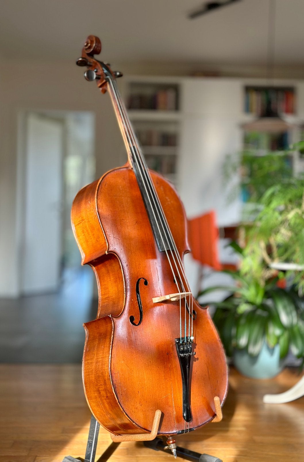 Markneukirchen 4/4 cello - 1930, Ophalen, Gebruikt, 4/4-cello, Met koffer