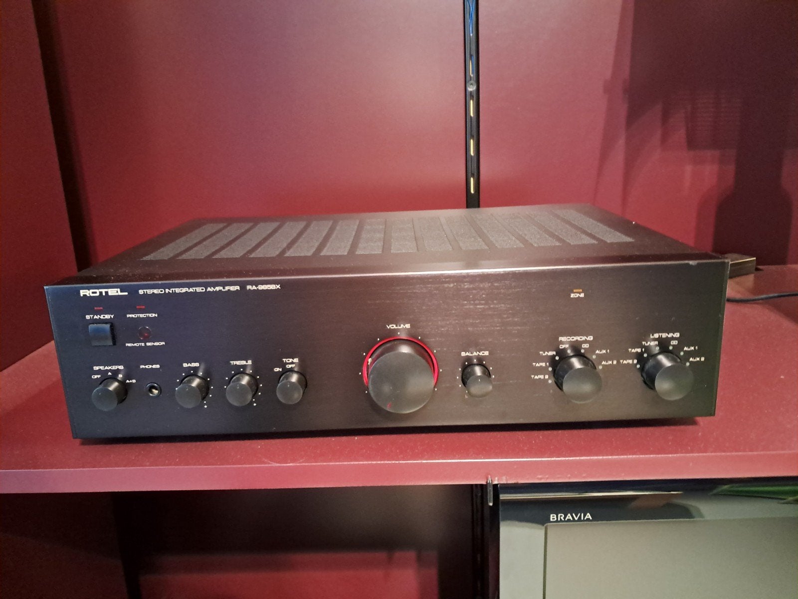 Rotel RA-985BX Stereo Geïntegreerde Versterker, Overige merken, Gebruikt, Ophalen of Verzenden, 60 tot 120 watt
