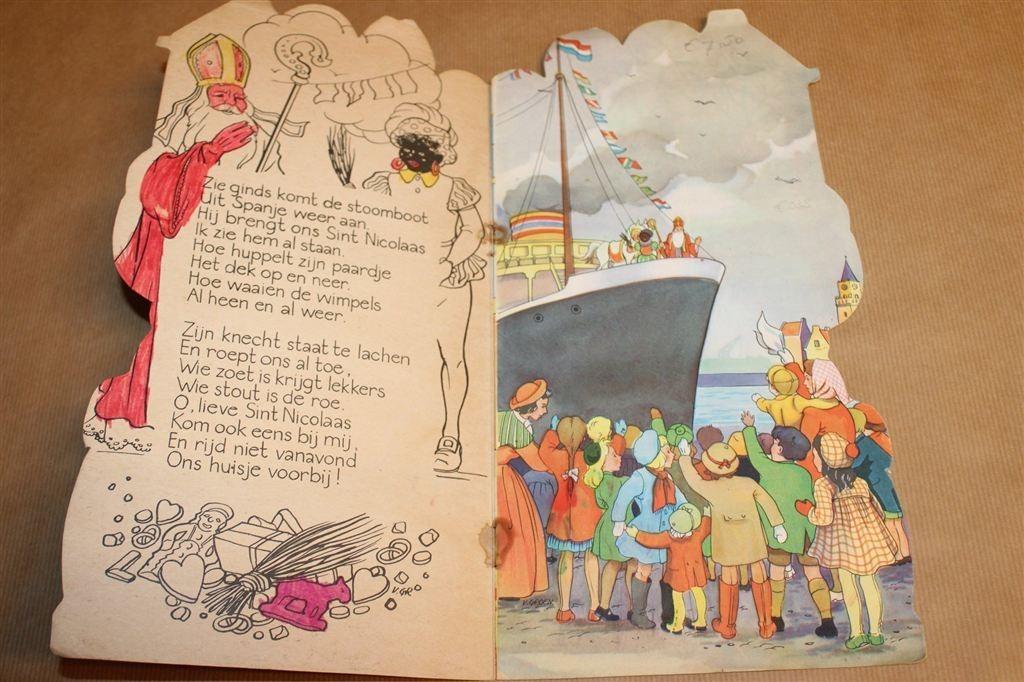 Vintage Prentenboek Zie Ginds Komt de Stoomboot [1951], Gebruikt, -, -, Ophalen of Verzenden