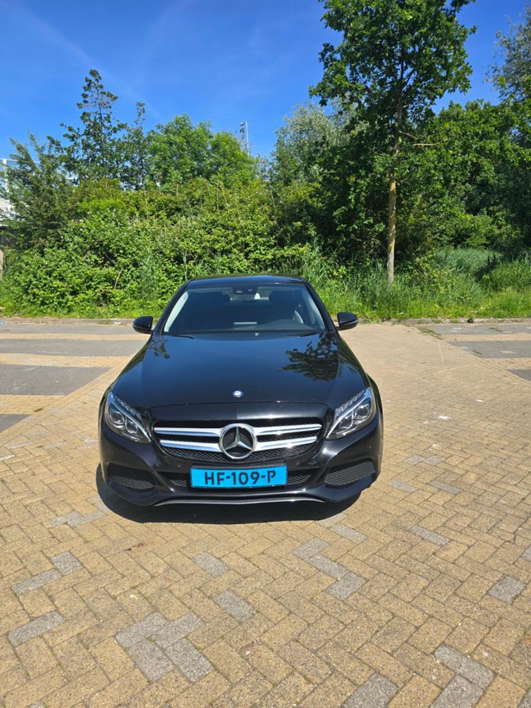 Mercedes-Benz C-Klasse C220 CDI 2.1 125KW Aut7 2015 Zwart, Auto's, Mercedes-Benz, Automaat, Achterwielaandrijving, 1800 kg, 4 cilinders