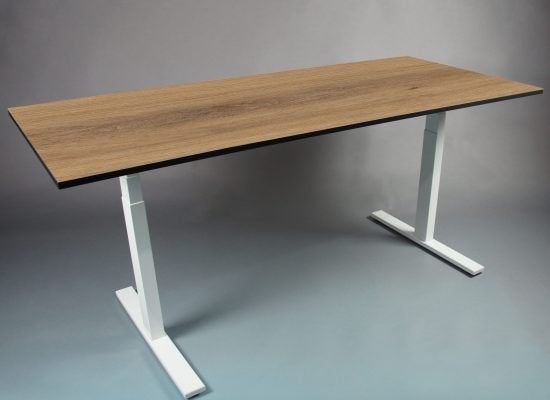 Thuiswerkbureau hoogteverstelbaar (frame) 2 motoren va €239, Zit-sta bureau, Metaal, Nieuw, Ophalen of Verzenden