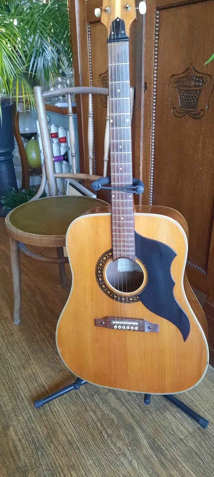 Klassieke Eko gitaar, Ophalen of Verzenden, Gebruikt, Klassieke of Spaanse gitaar
