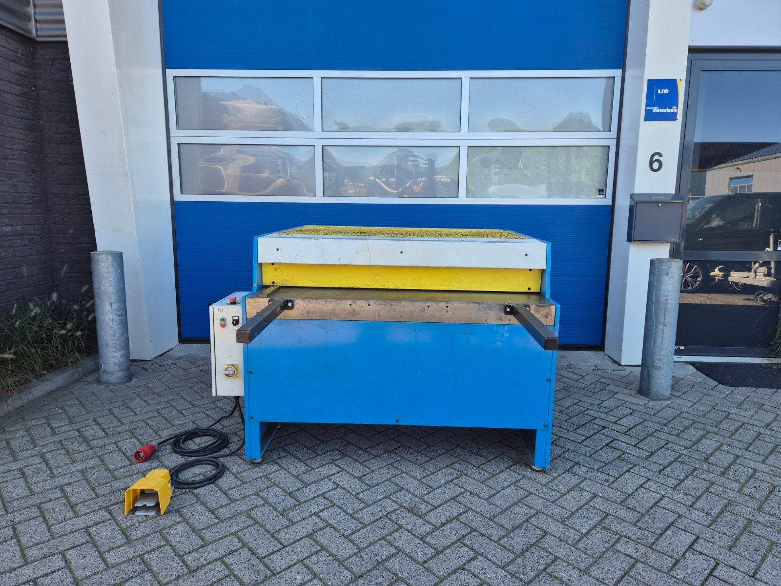 Kapema SMP1230 Elektrische Plaatschaar Cap. 1275x3mm Bj.2007, Danmark, Gebruikt, Info@bolkmachinehandel.nl, Ophalen of Verzenden
