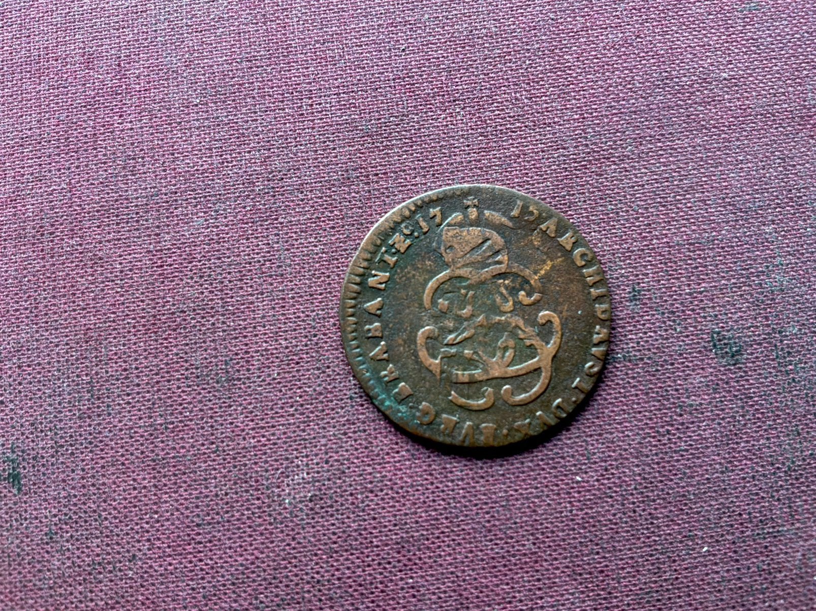 Schaarse oord 1715, Ophalen of Verzenden, Frankrijk, 2 euro