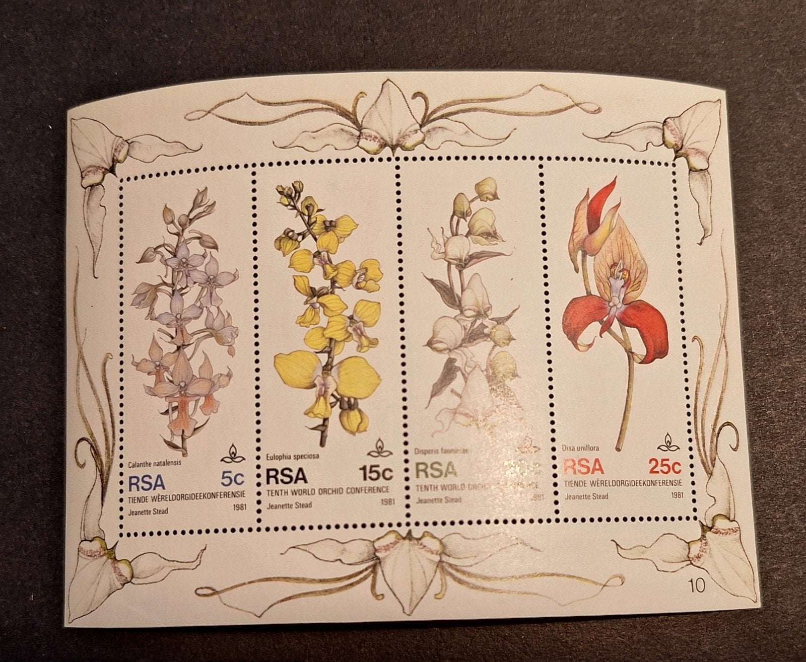 1981 ZUID-AFRIKA ** - BLOK BLOEMEN **, Postzegels en Munten, Postzegels | Afrika, Ophalen of Verzenden, Zuid-Afrika, Postfris