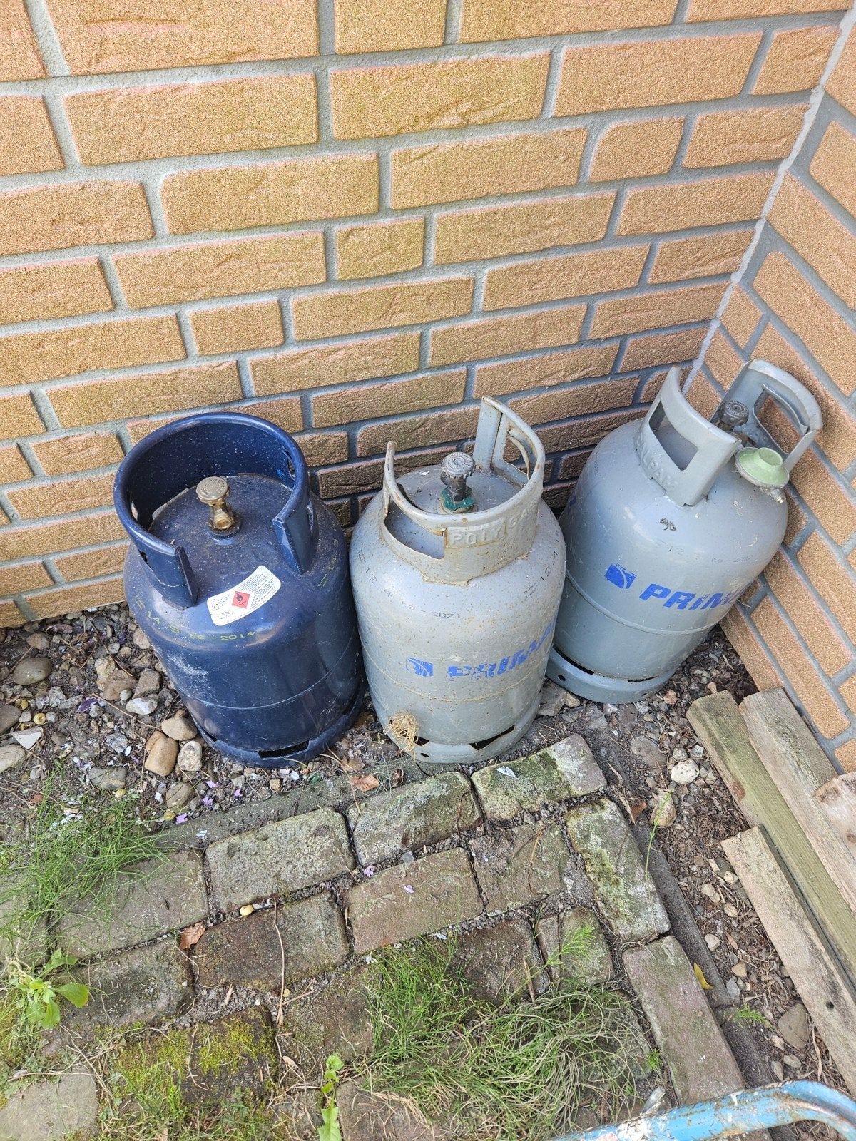 Diverse gasflessen te koop, Ophalen, Gebruikt, PrimaGas