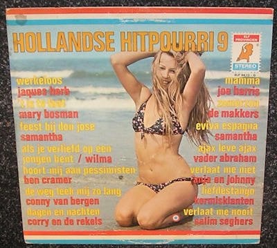 Hollandse Hitpourri 9 – Diverse Artiesten 1972 LP2043, Gebruikt, Ophalen of Verzenden, 1970 - 1979, Pop