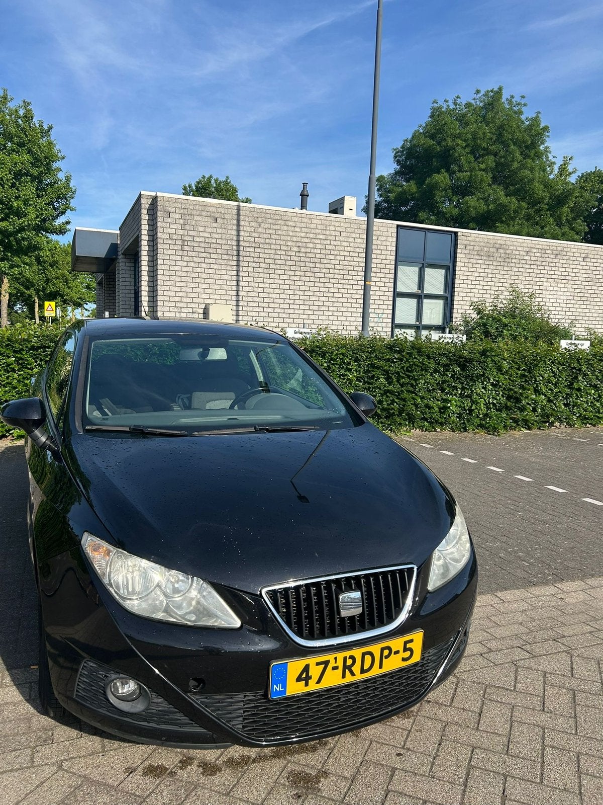 Seat Ibiza 1.2 TDI 55KW Ecomotive 2011 Zwart, Voorwielaandrijving, 74 pk, 1199 cc, 96 €/maand