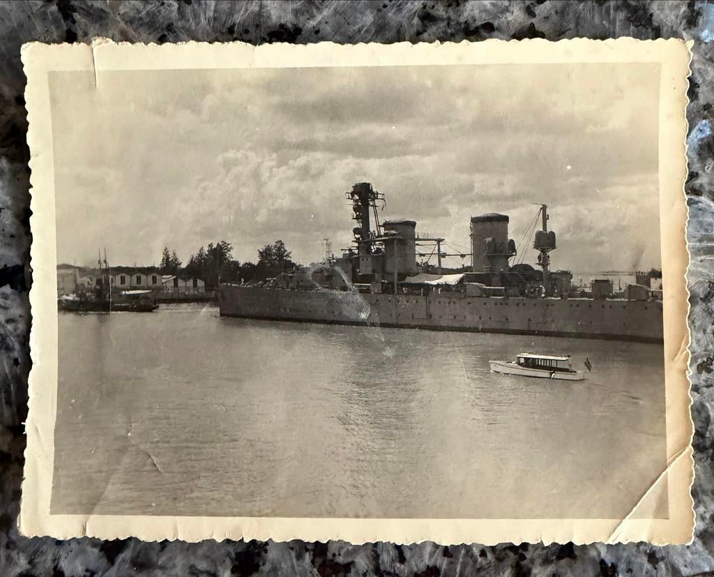 Originele Foto: Lichte Kruiser Hr.Ms. Java - Uniek Stuk, Gebruikt, Foto, Ophalen of Verzenden, Voor 1940
