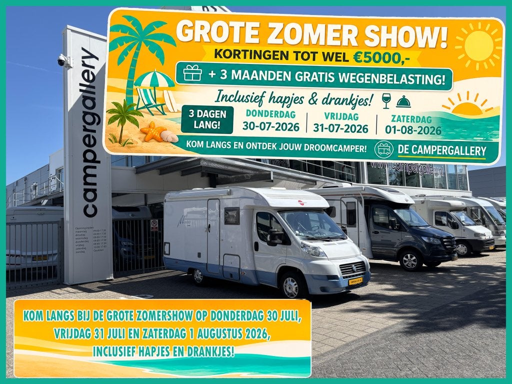 Bürstner Marano 580T FRANSBED + FACE TO FACE ZIT ZONNEPANEE, Ringverwarming, Fiat, Bedrijf, Tot en met 3
