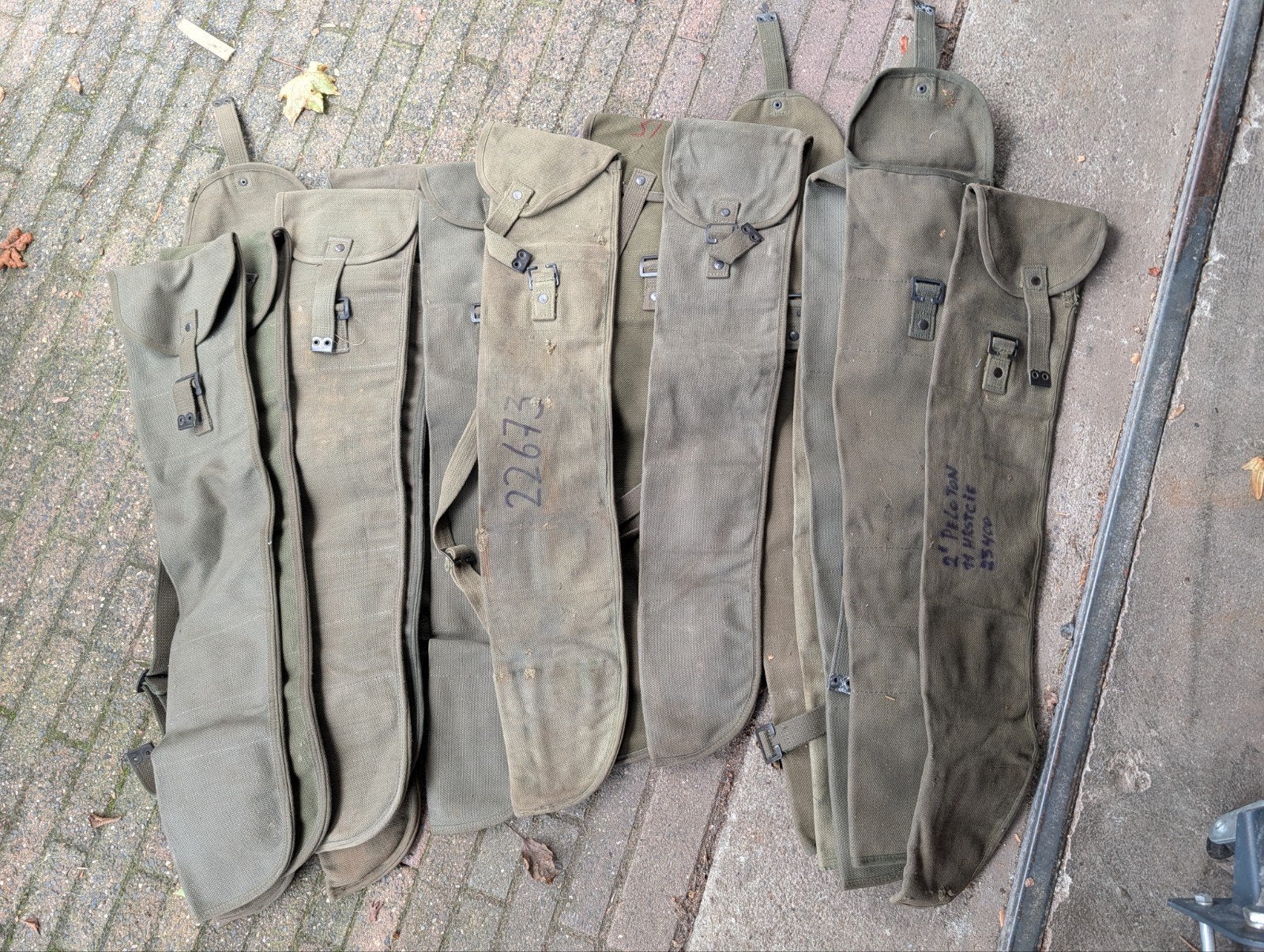 Laatste stuks militaire gereedschaps hoezen, Verzamelen, Ophalen of Verzenden, Landmacht, Nederland
