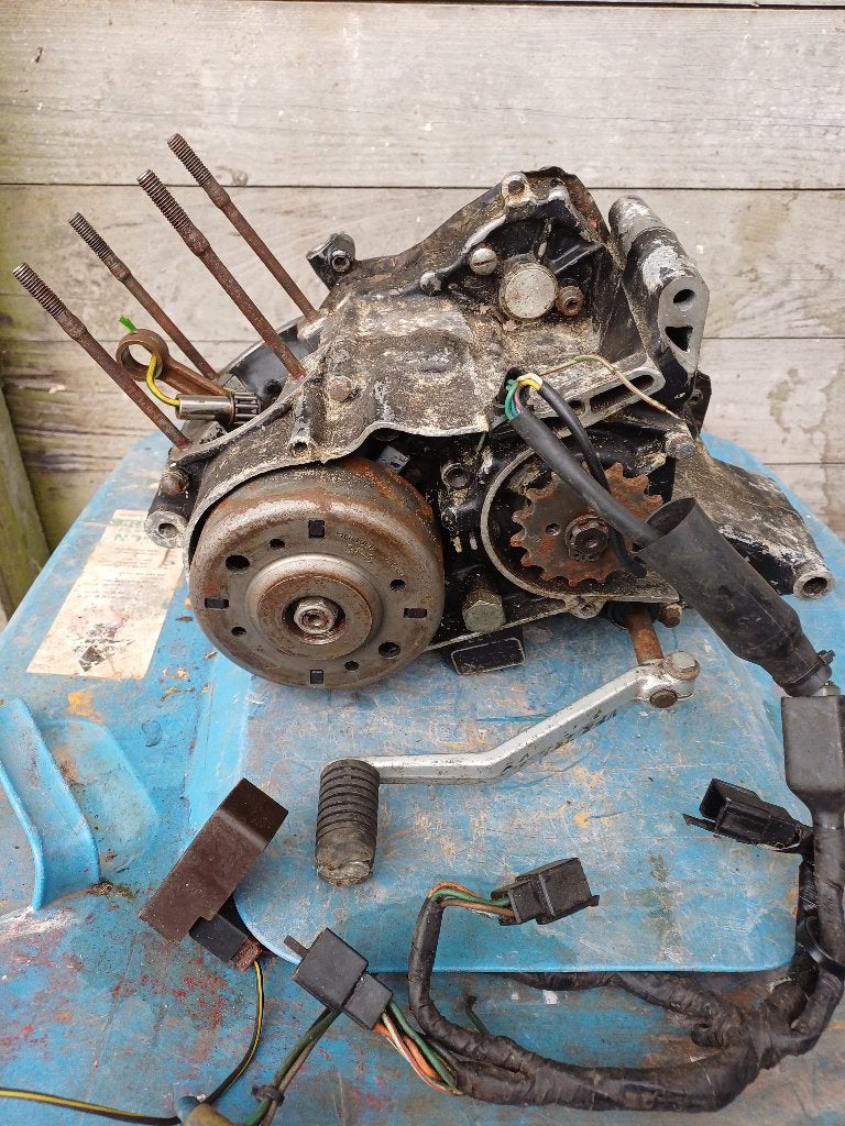 Honda mbx mbx8 80cc blok 6 bak motorblok ac04e, Ophalen of Verzenden, Gebruikt, Blok, Honda mbx 80cc