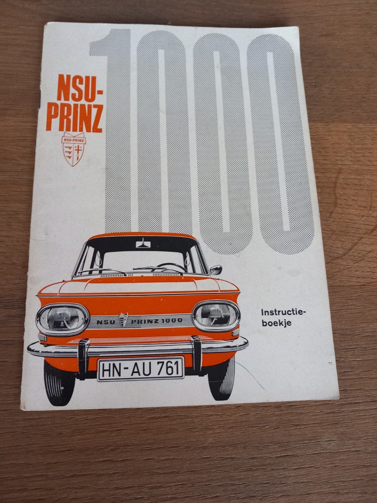 NSU Prinz 1000 Instructieboekje - Origineel, Ophalen of Verzenden