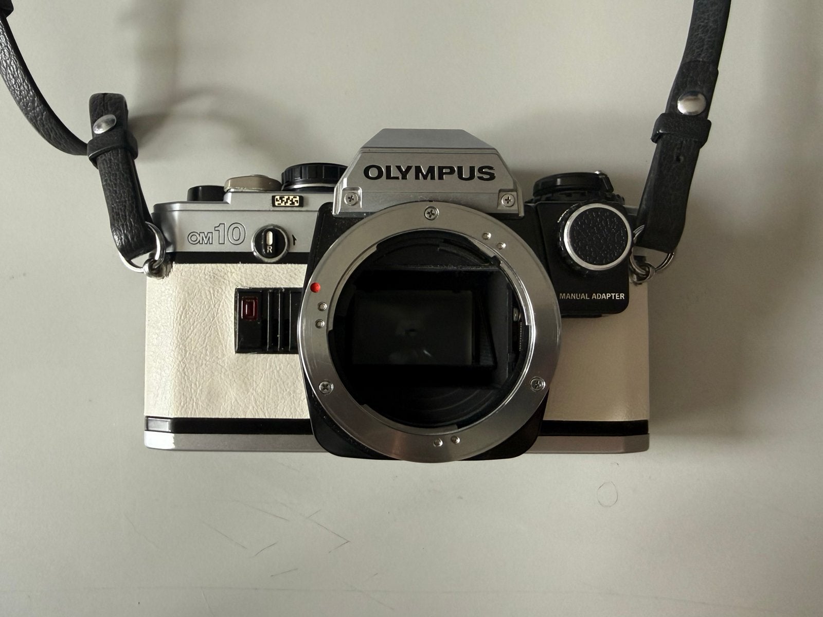 Olympus OM10 incl. 50mm f1.8 Olympus lens, Audio, Tv en Foto, Gebruikt, Spiegelreflex, ., Ophalen of Verzenden