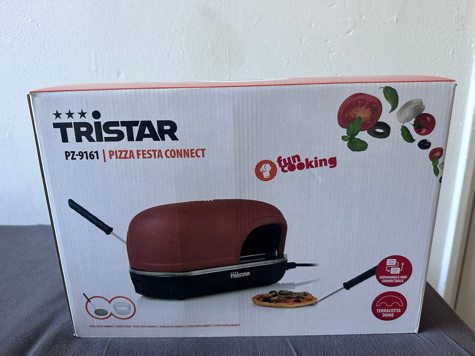 Tristar Pizza Festa Connect PZ-9161 Nieuw in doos, Minder dan 45 cm, Pizzaoven, Nieuw, Ophalen of Verzenden