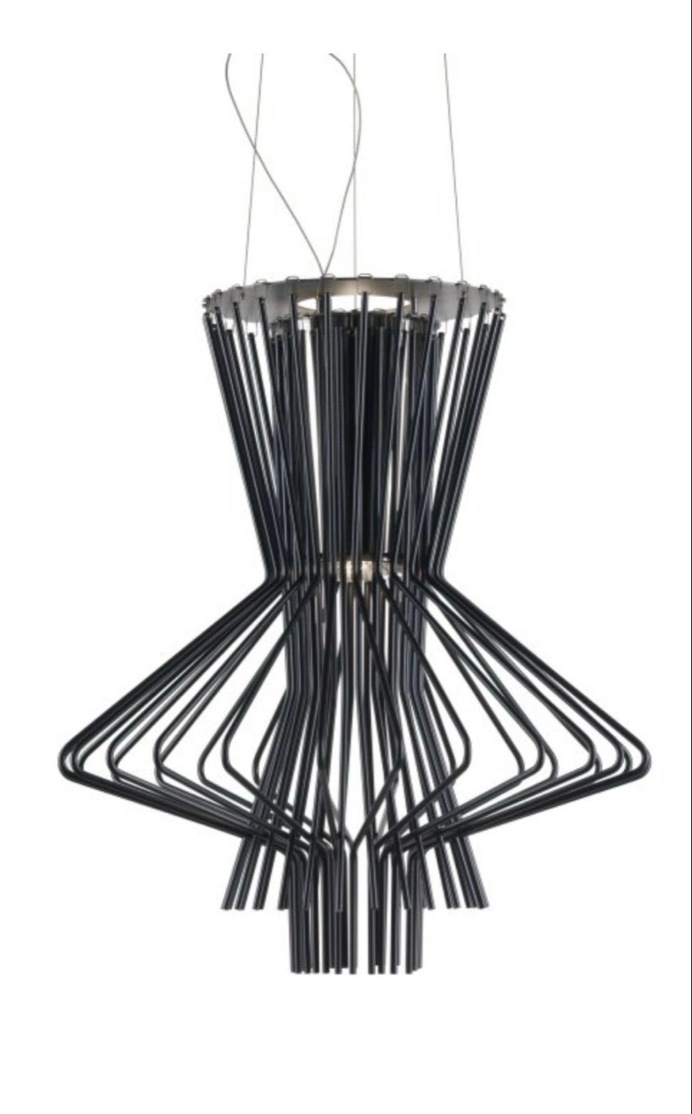 Foscarini Allegretto Ritmico hanglamp - Zwart design, Ophalen of Verzenden, Zo goed als nieuw, Metaal