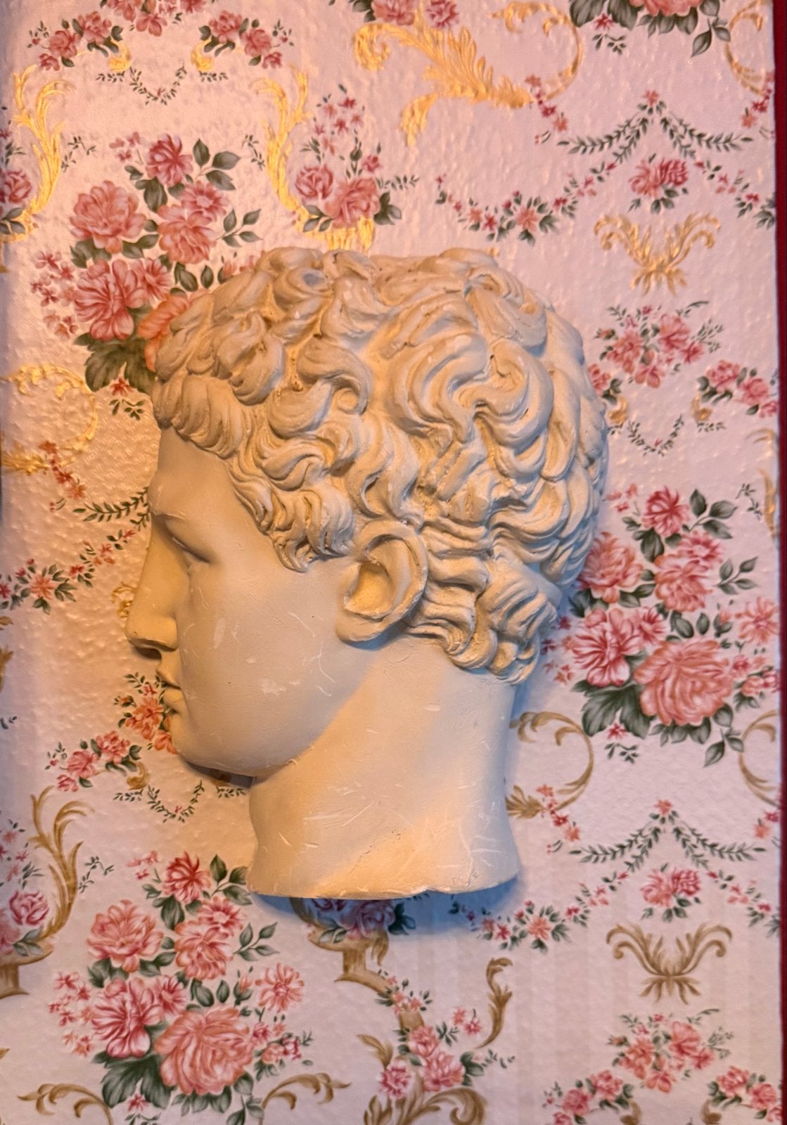 Klassieke Buste van Gips - Decoratief Kunstwerk, Gips, Buste, Ophalen of Verzenden, Handgemaakt