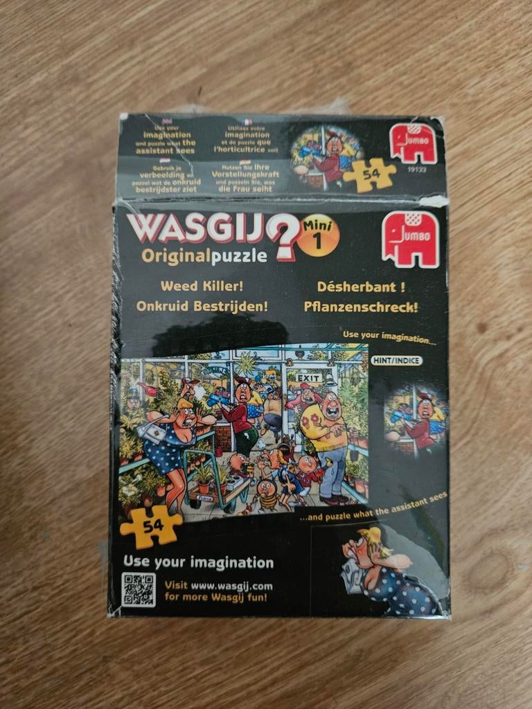 Wasgij puzzel, mini 1, Ophalen of Verzenden, Zo goed als nieuw, Meerdere kaarten