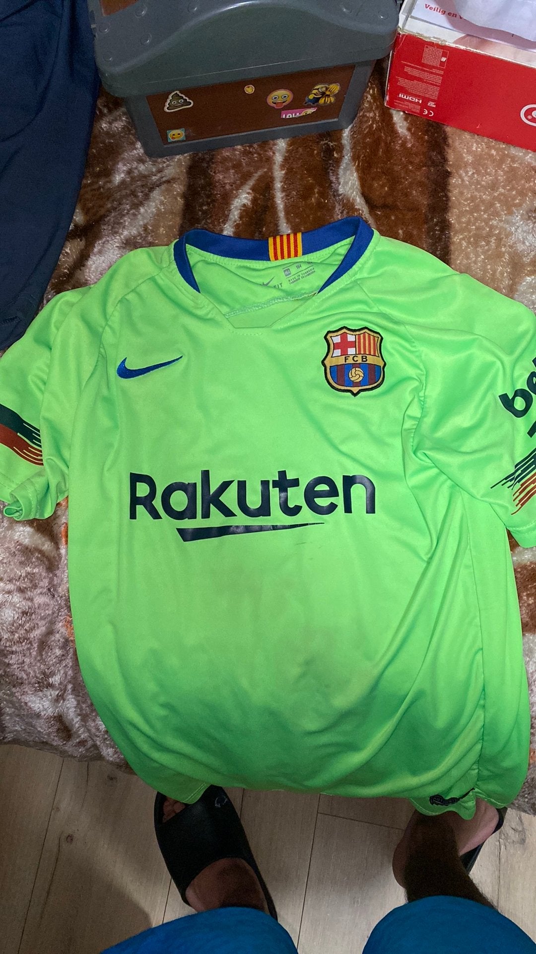 FCB Messi Shirt maat 164, Maat XS of kleiner, Ophalen of Verzenden, Zo goed als nieuw, Shirt
