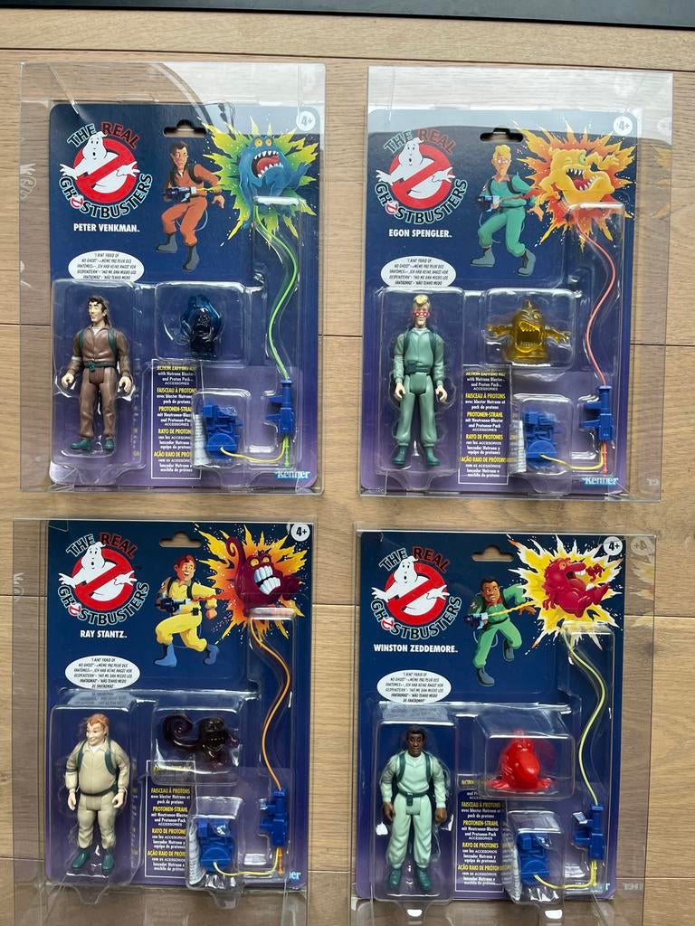 The Real Ghostbusters actiefiguren set van 4, Kinderen en Baby's, Ophalen of Verzenden, Nieuw