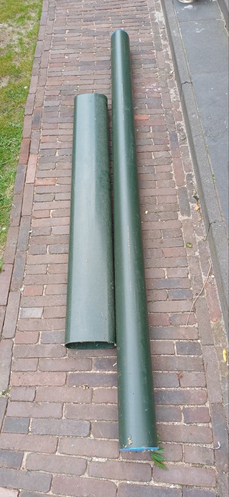 Dyka Air PVC buis: rond 125mm, Ophalen, Pvc, 2 tot 4 meter, 80 mm of meer