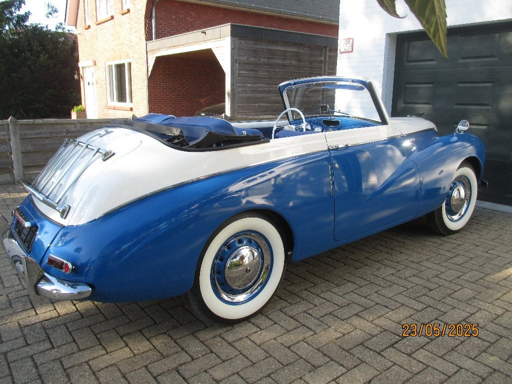 Sunbeam-talbot 1952 Blauw, Auto's, Achterwielaandrijving, 4 cilinders, Cabriolet, 1299 kg