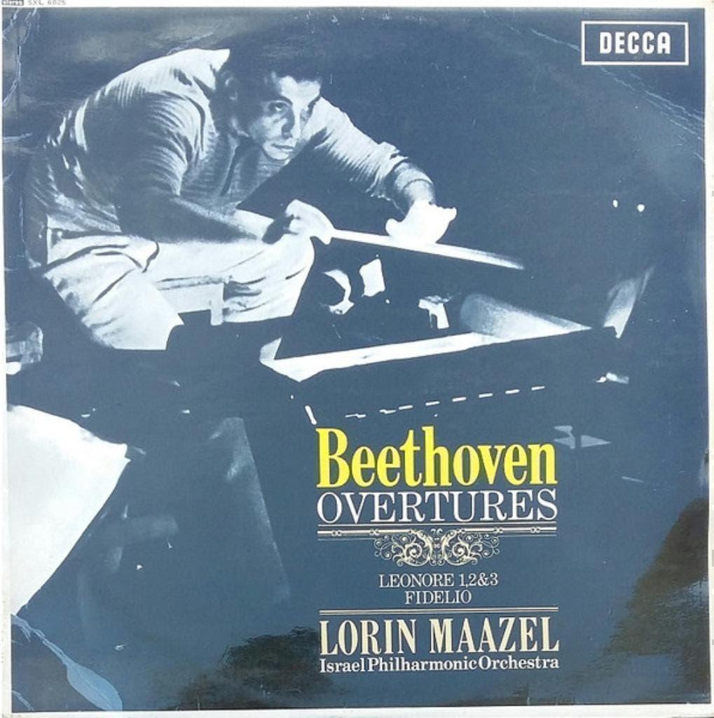 Beethoven Overtures Lorin Maazel Decca – SXL 6025, Kamermuziek, Ophalen of Verzenden, Zo goed als nieuw, 12 inch