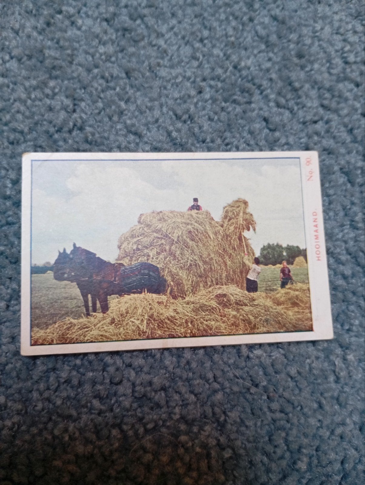 vintage Hooimaand kaartje Honig Fabriek de Bijenkorf, Ophalen of Verzenden