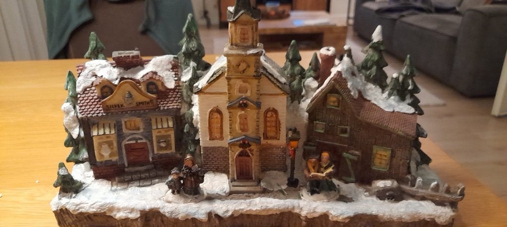 kersthuisjes en kerk, Diversen, Kerst, Ophalen, Gebruikt