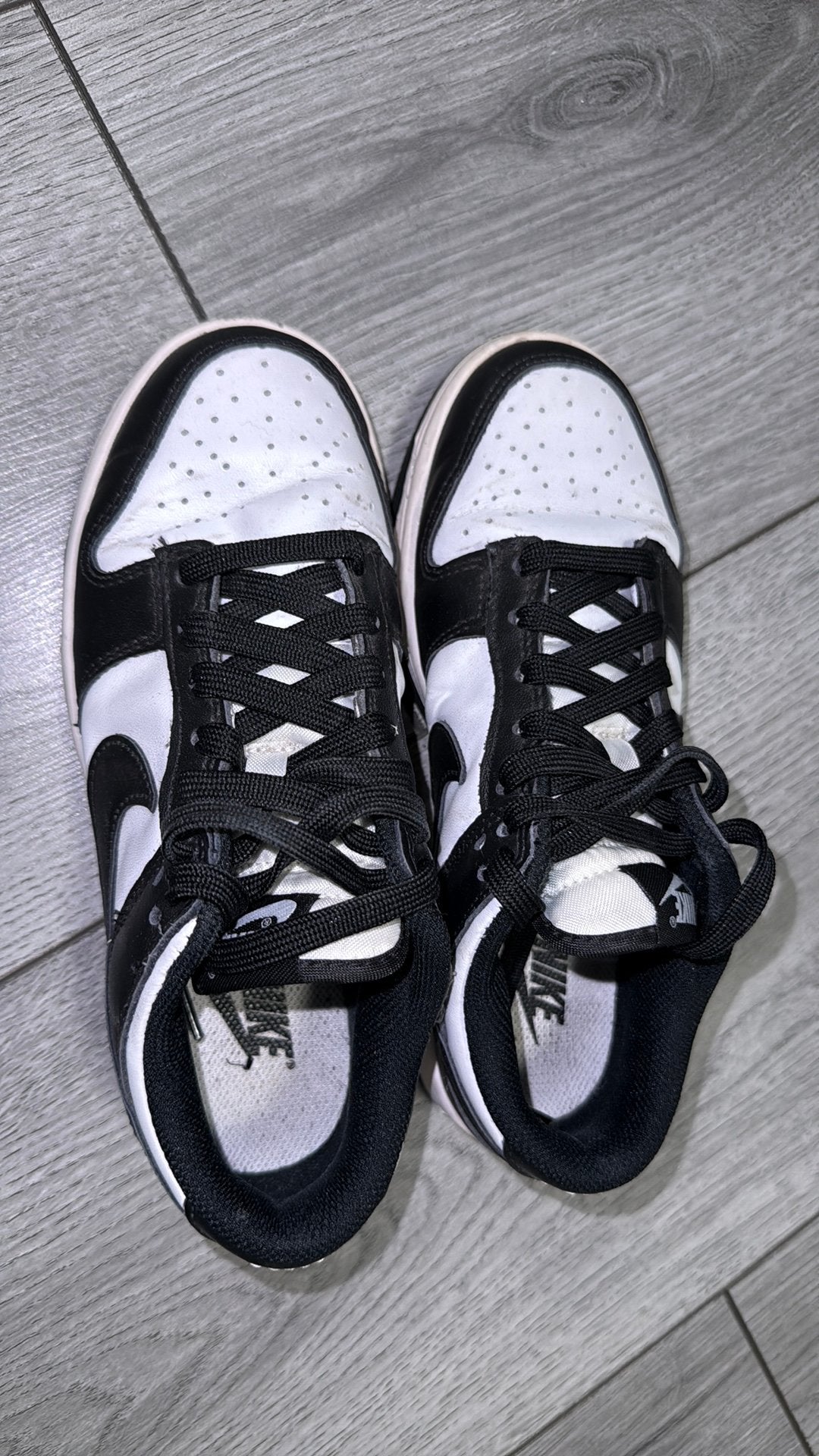 Nike dunk low dames, Zwart, Ophalen of Verzenden, Sneakers of Gympen, Gedragen