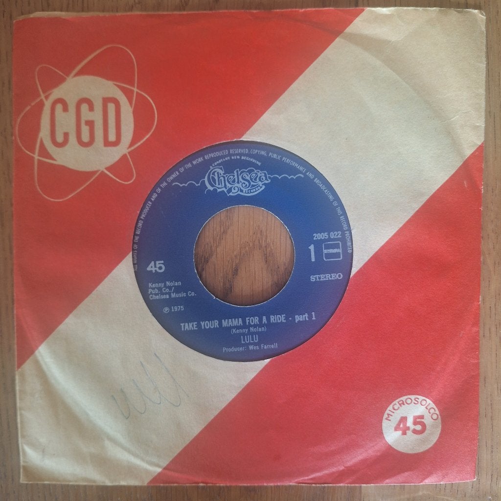 Lulu - Take Your Mama For A Ride (016), Ophalen of Verzenden, Gebruikt, Pop