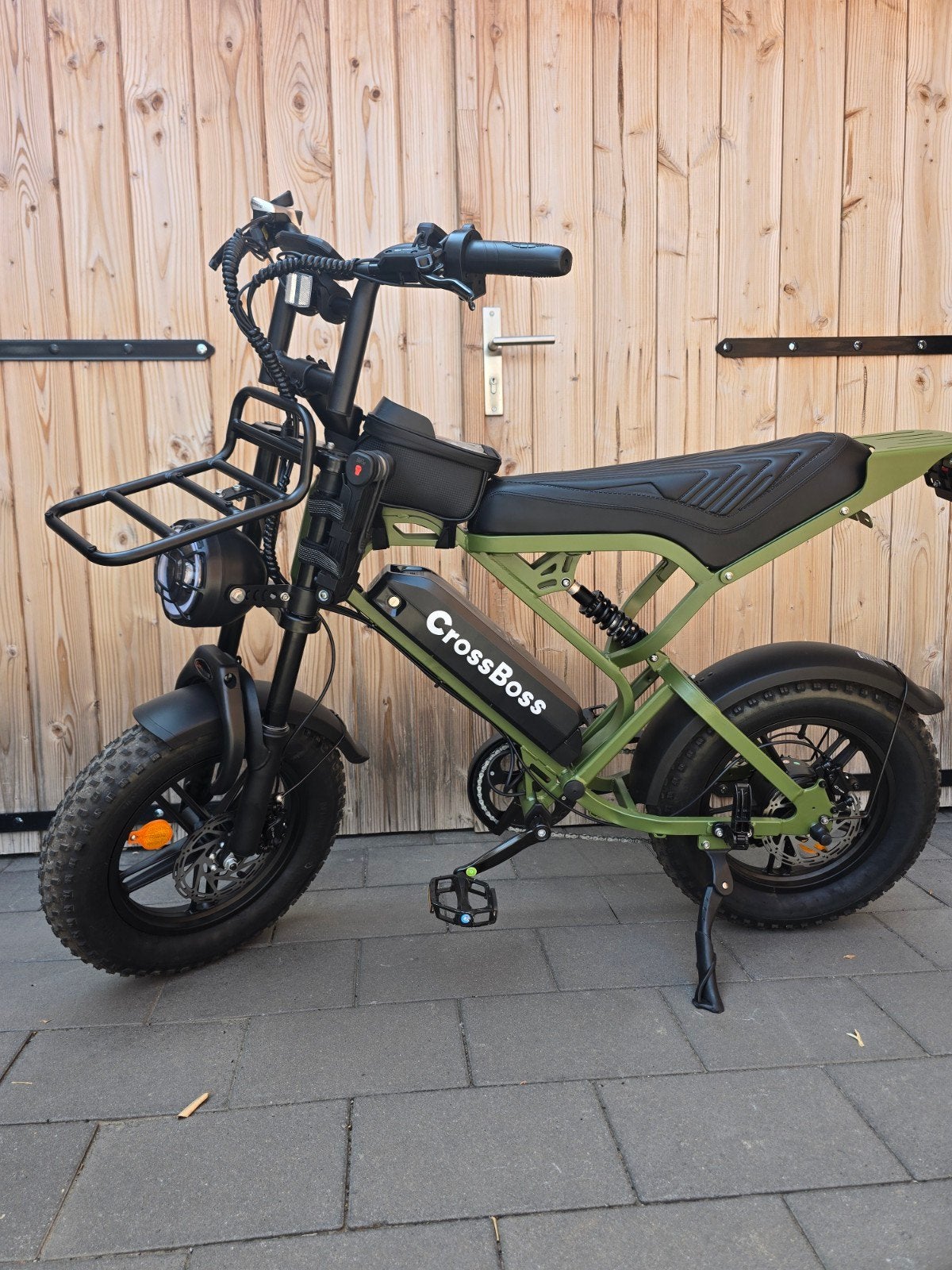 CrossBoss V20 Pro Mini Army Green Fatbike, Ophalen, Zo goed als nieuw, Overige merken