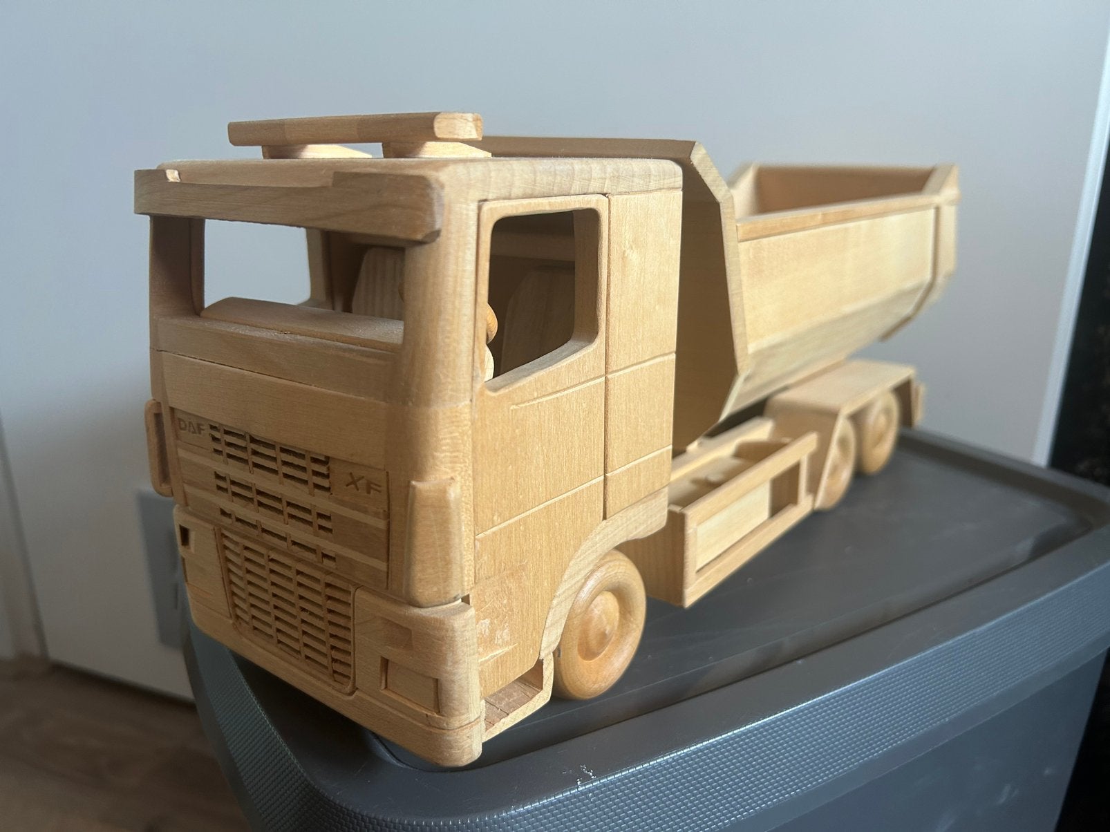 Handgemaakte houten DAF XF vrachtwagen, Ophalen of Verzenden, Nieuw
