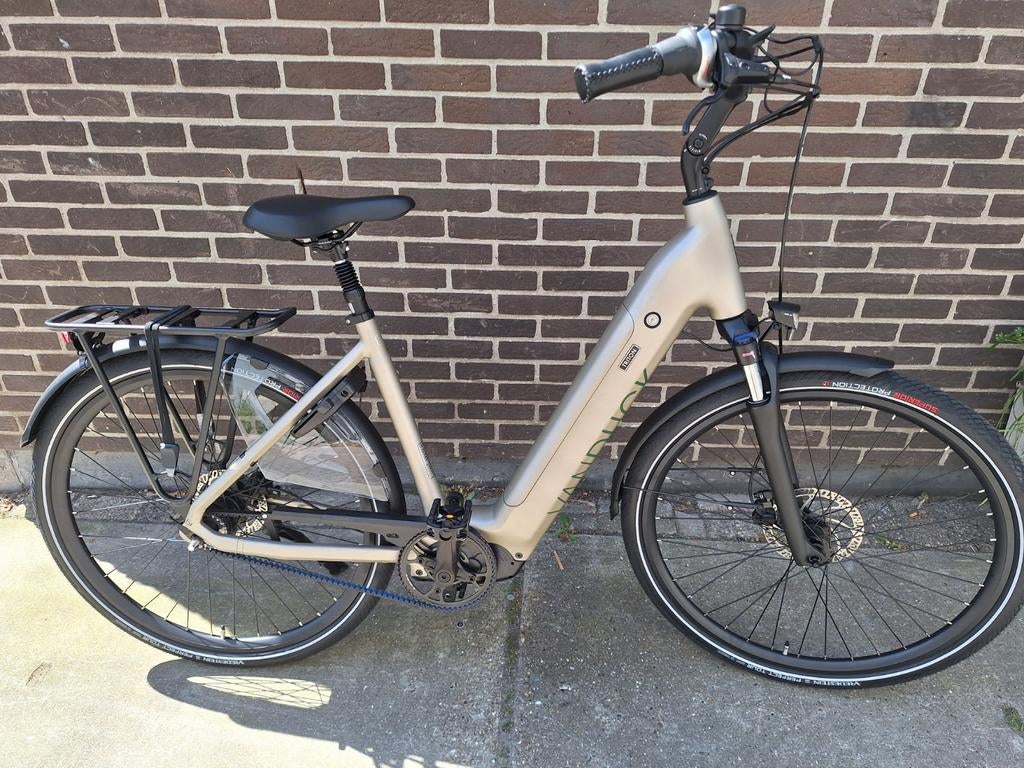 VanDijck Triton Belt E-bike - Zo goed als nieuw (7 km), Zo goed als nieuw, 51 tot 55 cm, 50 km per accu of meer, Ophalen