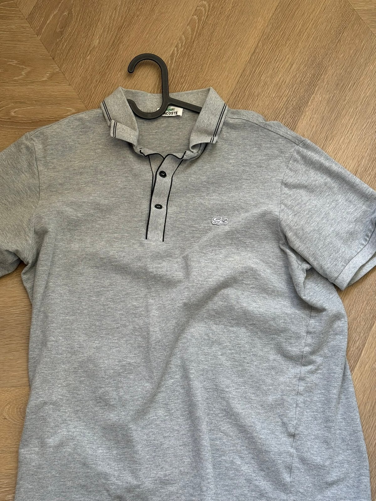 Lacoste polo, Ophalen of Verzenden, Gedragen, Grijs