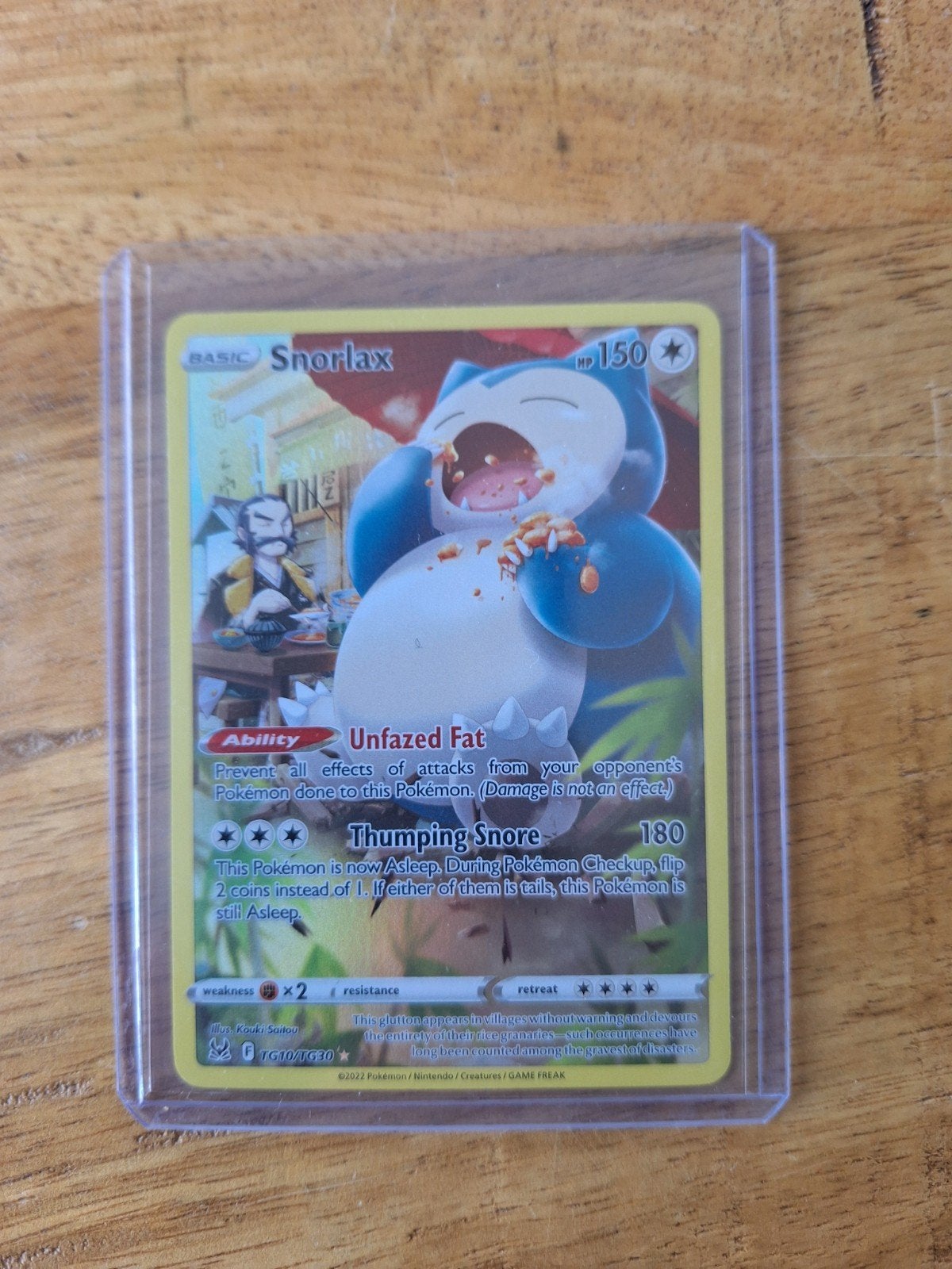 Pokémon Kaart: Snorlax (TG10/TG30), Ophalen of Verzenden, Zo goed als nieuw, Losse kaart